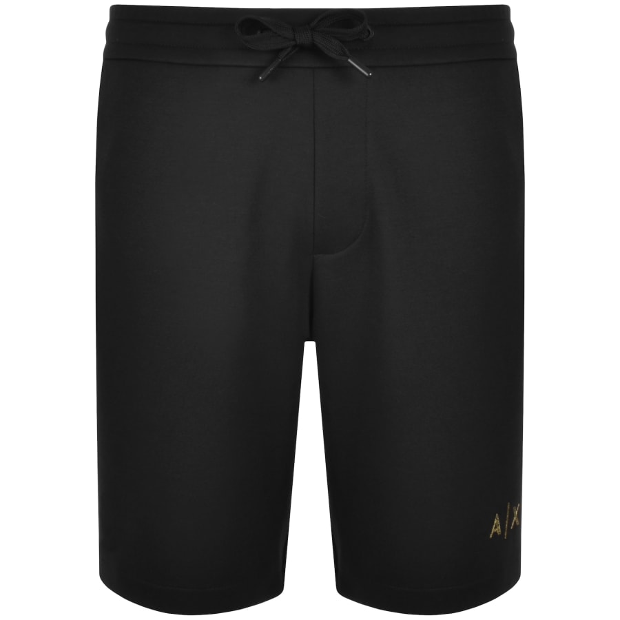 Armani Exchange Jersey Shorts Black